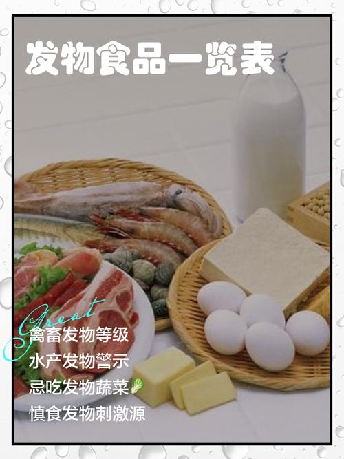 发物食品一览表